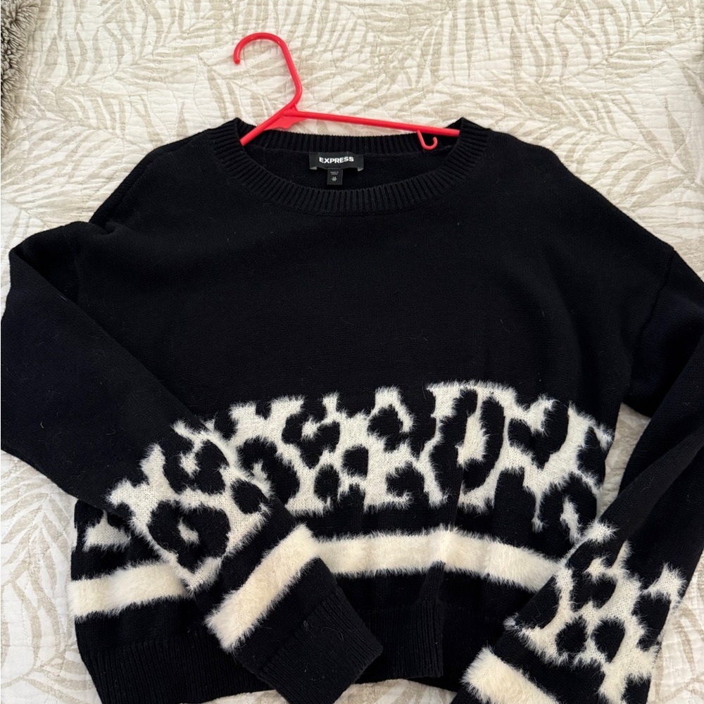 express cropped sweater